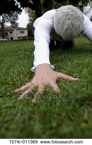 Stock Photo - tree, grass, well, human, activity, short hair, flexibility. Fotosearch