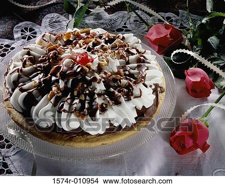 Whipped cream on a cake View Large Photo Image Picture - Whipped cream on a cake. Fotosearch