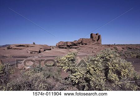 Wukoki Pueblo Wupatki National Monument Arizona USA View Large Photo Image Picture - Wukoki Pueblo Wupatki National Monument Arizona USA. Fotosearch