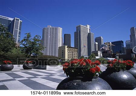 Yerba Buena Gardens San Francisco California USA View Large Photo Image Stock Image - Yerba Buena Gardens San Francisco California USA. Fotosearch