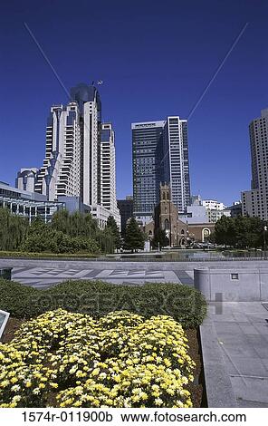 Yerba Buena Gardens San Francisco California USA View Large Photo Image Stock Image - Yerba Buena Gardens San Francisco California USA. Fotosearch