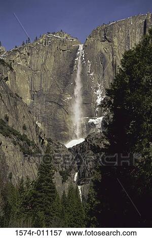Yosemite Falls Yosemite National Park California USA View Large Photo Image Stock Photo - Yosemite Falls Yosemite National Park California USA. Fotosearch