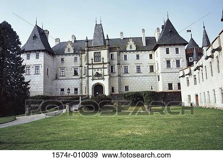 Zleby Castle Zleby Czech Republic View Large Photo Image Stock Photo - Zleby Castle Zleby Czech Republic. Fotosearch