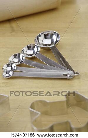 Stock Photograph - Close-up of measuring spoons. Fotosearch
