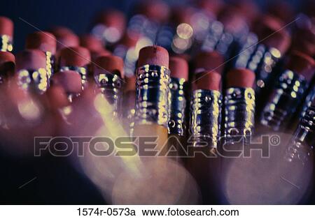 Stock Image - Close-up of pencils. Fotosearch