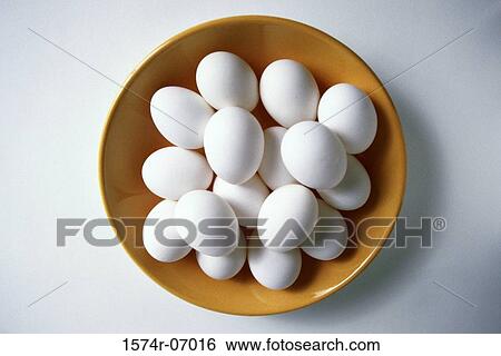 Stock Photograph - Eggs in a bowl. Fotosearch