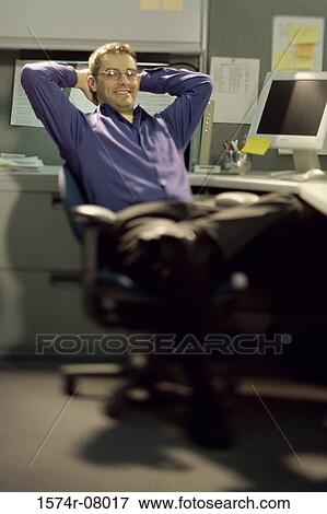 Stock Photo - Portrait of a businessman smiling. Fotosearch