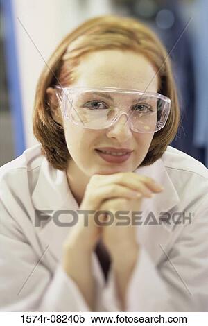 Portrait of a female researcher smiling View Large Photo Image Stock Image - Portrait of a female researcher smiling. Fotosearch