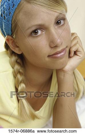 Portrait of a teenage girl View Large Photo Image Stock Image - Portrait of a teenage girl. Fotosearch