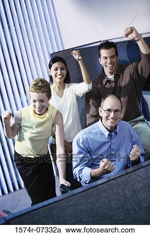 Portrait of business executives in an office View Large Photo Image Stock Image - Portrait of business executives in an office. Fotosearch