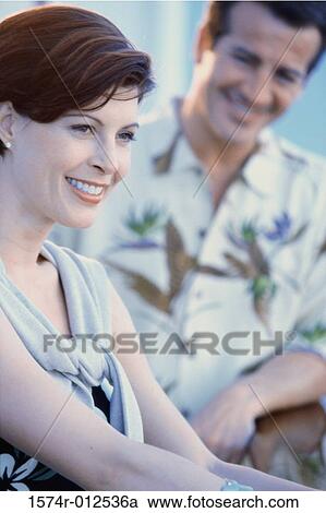 Close-up of a mature woman smiling View Large Photo Image Stock Image - Close-up of a mature woman smiling. Fotosearch