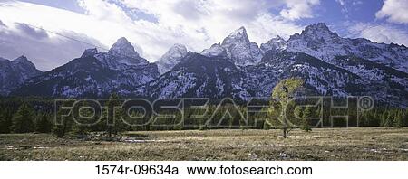 Stock Image - Grand Teton National Park Wyoming USA. Fotosearch