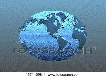 Illustration of a globe View Large Photo Image Stock Image - Illustration of a globe. Fotosearch