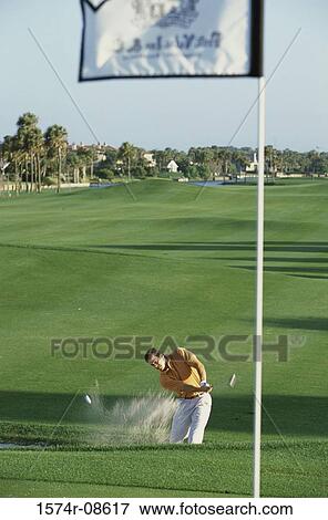 Man playing golf View Large Photo Image Stock Photo - Man playing golf. Fotosearch