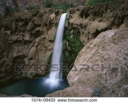 Mooney Falls Arizona USA View Large Photo Image Stock Image - Mooney Falls Arizona USA. Fotosearch