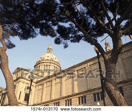 Museu Nacional d'Art de Catalunya Barcelona Spain View Large Photo Image Stock Image - Museu Nacional d'Art de Catalunya Barcelona Spain. Fotosearch