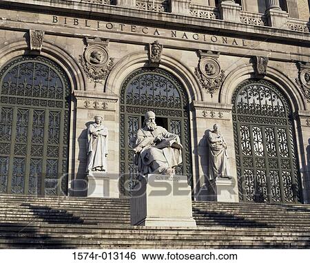 National Library Madrid Spain View Large Photo Image Stock Photograph - National Library Madrid Spain. Fotosearch