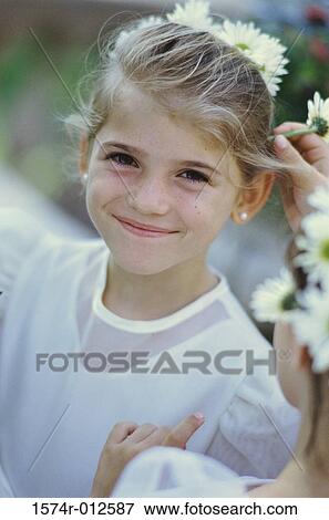Portrait of a girl smiling View Large Photo Image Stock Photo - Portrait of a girl smiling. Fotosearch