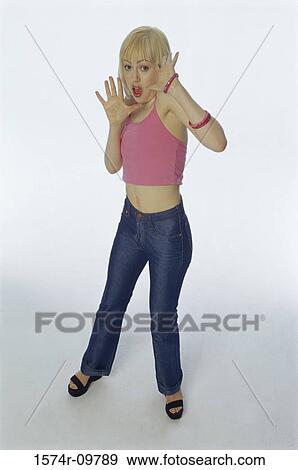 Portrait of a young woman View Large Photo Image Stock Photo - Portrait of a young woman. Fotosearch