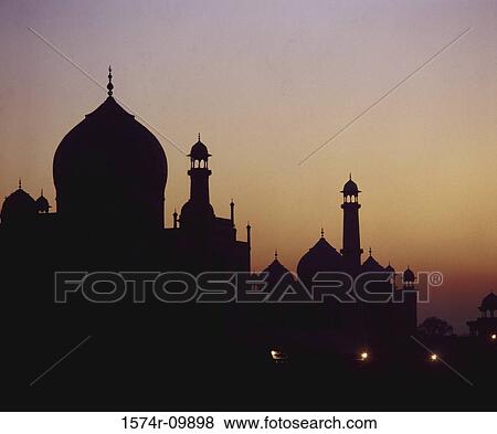 Taj Mahal Agra India View Large Photo Image Stock Photo - Taj Mahal Agra India. Fotosearch