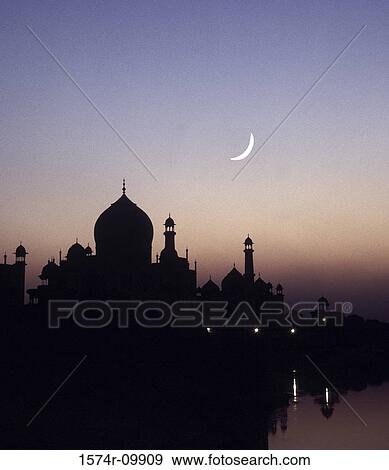 Taj Mahal Agra India View Large Photo Image Stock Photo - Taj Mahal Agra India. Fotosearch