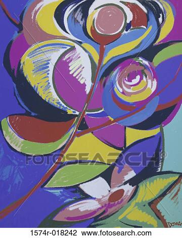 Abstract Flowers Diana Ong (b. 1940 Chinese-American) Computer graphics View Large Photo Image Stock Image - Abstract Flowers Diana Ong (b. 1940 Chinese-American) Computer graphics. Fotosearch