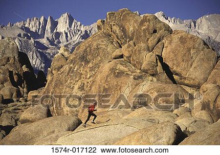 Stock Image - Alabama Hills California USA. Fotosearch