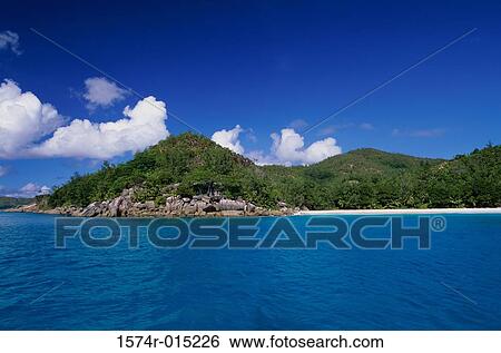 Anse Georgette Praslin Seychelles View Large Photo Image Stock Photograph - Anse Georgette Praslin Seychelles. Fotosearch