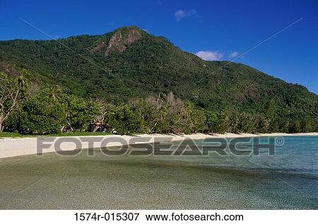 Anse La Passe Silhouette Island Seychelles View Large Photo Image Stock Photo - Anse La Passe Silhouette Island Seychelles. Fotosearch