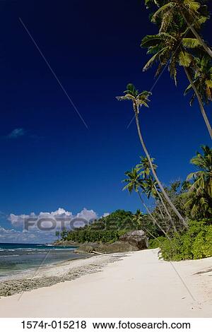 Anse Lascars Silhouette Island Seychelles View Large Photo Image Stock Photo - Anse Lascars Silhouette Island Seychelles. Fotosearch