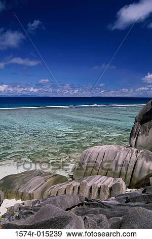 Stock Photo - Anse Pierrot La Digue Seychelles. Fotosearch