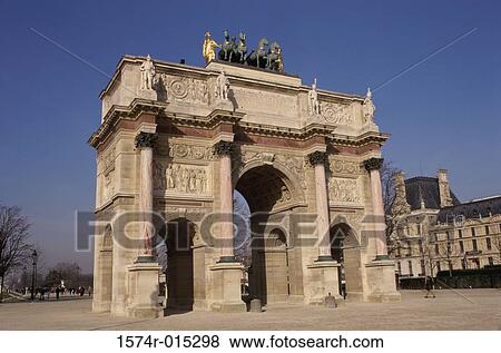 Stock Photo - Arc de Triomphe Paris France. Fotosearch