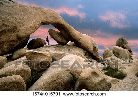 Arch Rock Joshua Tree National Park California USA View Large Photo Image Stock Image - Arch Rock Joshua Tree National Park California USA. Fotosearch