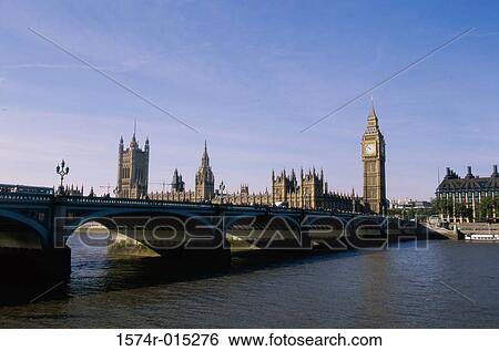 Stock Photograph - Big Ben Houses of Parliament Westminster Bridge London, England. Fotosearch
