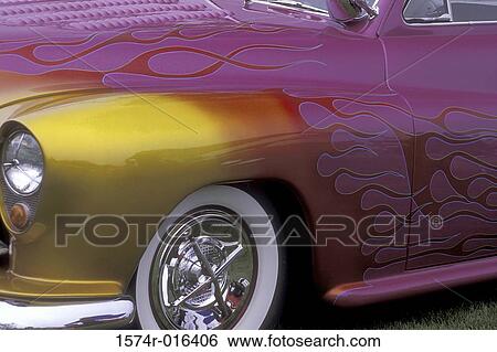 Close-up of a classic car View Large Photo Image Stock Photograph - Close-up of a classic car. Fotosearch