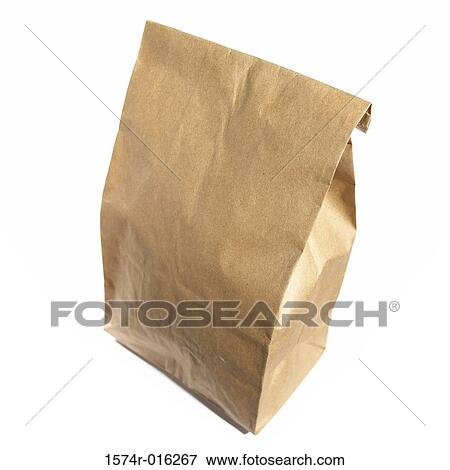 Stock Photo - Close-up of a paper bag. Fotosearch