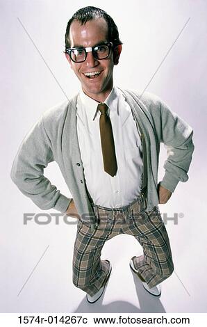 Stock Image - Close-up of a young man dancing. Fotosearch
