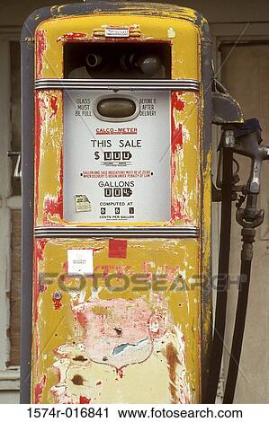 Close-up of an abandoned fuel pump View Large Photo Image Stock Image - Close-up of an abandoned fuel pump. Fotosearch