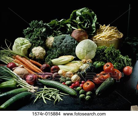 Close-up of assorted vegetables View Large Photo Image Picture - Close-up of assorted vegetables. Fotosearch