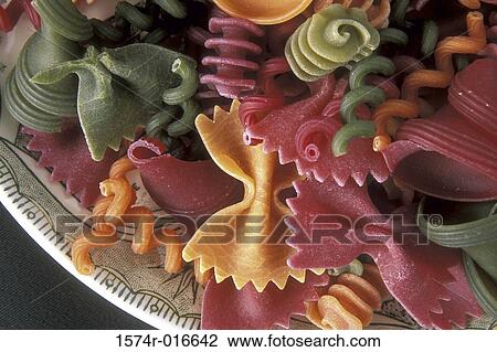 Close-up of bow tie pasta on a plate View Large Photo Image Stock Image - Close-up of bow tie pasta on a plate. Fotosearch