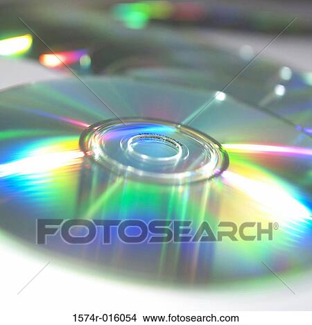 Picture - Close-up of CD's. Fotosearch