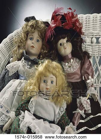 Stock Photo - Close-up of dolls. Fotosearch