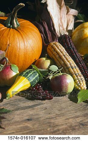 Close-up of fresh fruits and vegetables View Large Photo Image Stock Photo - Close-up of fresh fruits and vegetables. Fotosearch