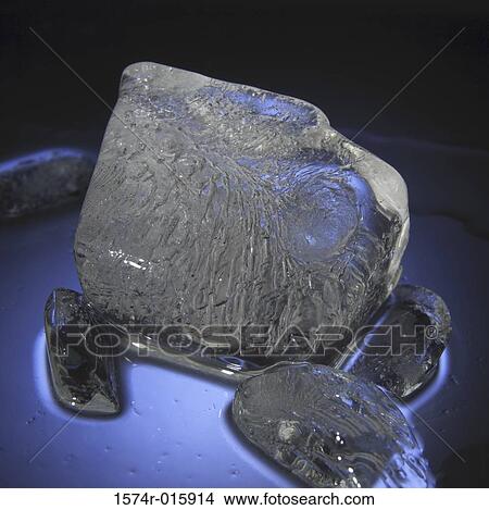 Close-up of ice cubes melting View Large Photo Image Picture - Close-up of ice cubes melting. Fotosearch