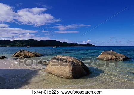 Curieuse Island Seychelles View Large Photo Image Stock Photography - Curieuse Island Seychelles. Fotosearch