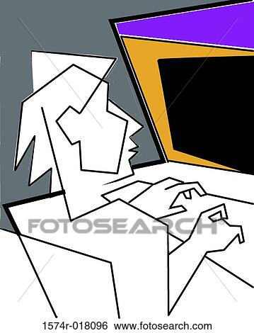 Cyber Junkie 2001 Diana Ong (b. 1940/Chinese-American) Computer graphics View Large Photo Image Stock Photograph - Cyber Junkie 2001 Diana Ong (b. 1940/Chinese-American) Computer graphics. Fotosearch
