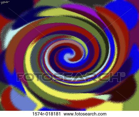 Stock Image - Design #6 2002 Diana Ong (b. 1940 Chinese-American) Computer graphics. Fotosearch