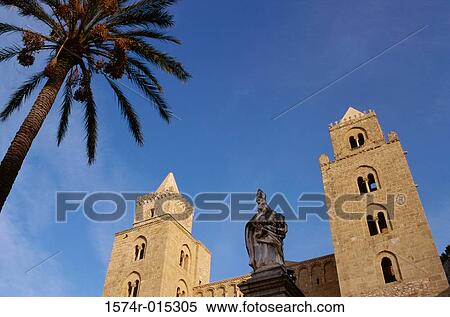 Stock Photography - Duomo Cefalu Italy. Fotosearch