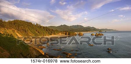 Ecola State Park Oregon USA View Large Photo Image Stock Photo - Ecola State Park Oregon USA. Fotosearch