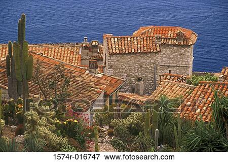 Eze France View Large Photo Image Stock Photo - Eze France. Fotosearch
